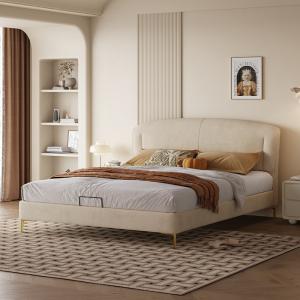 现代极简·奶油风·CLJ-BS-NYC2977·床（奶油风套餐）